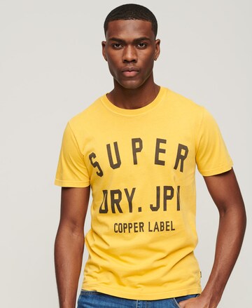 Superdry Shirt in Geel: voorkant