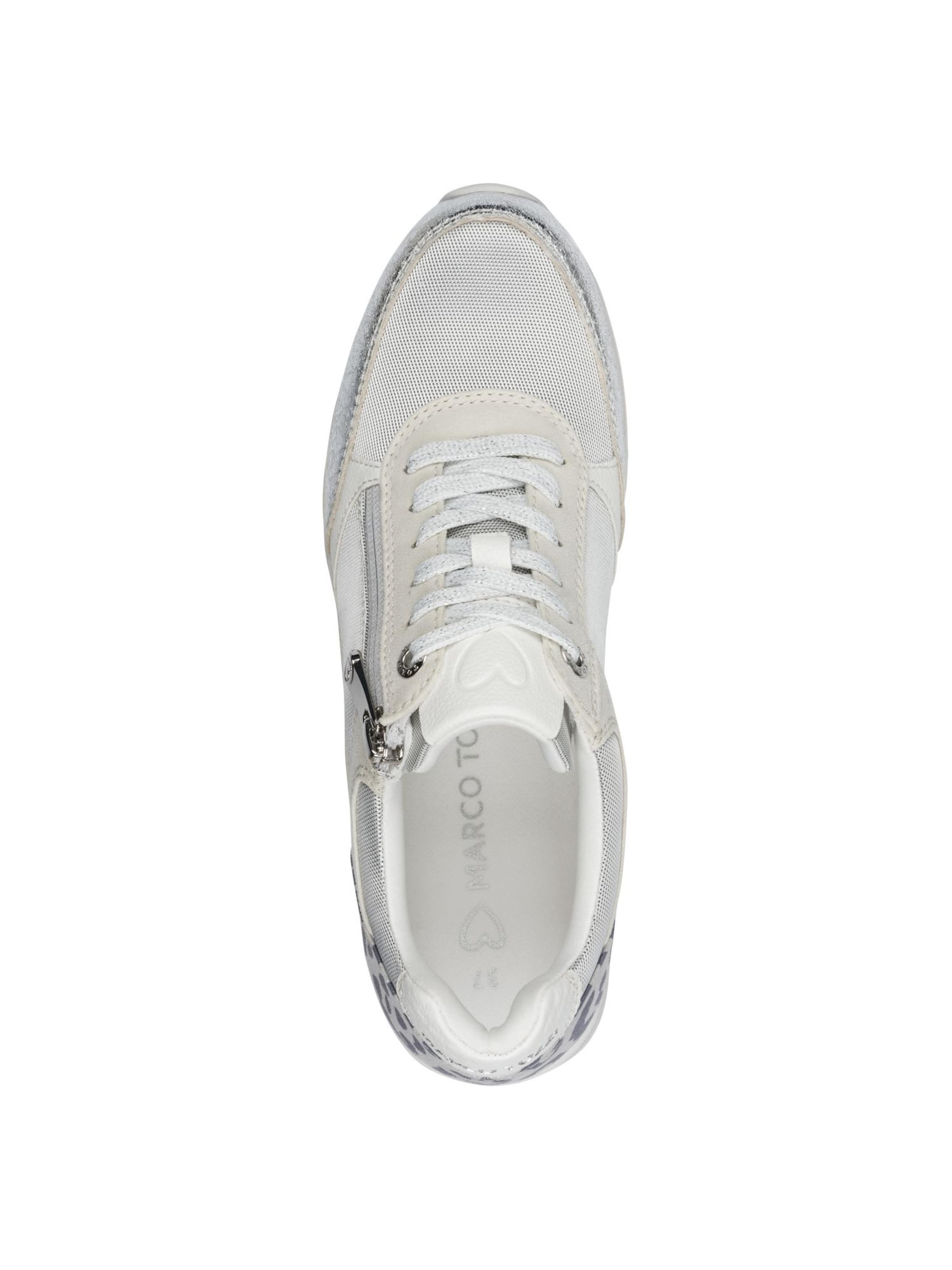 MARCO TOZZI Platform trainers in Silver