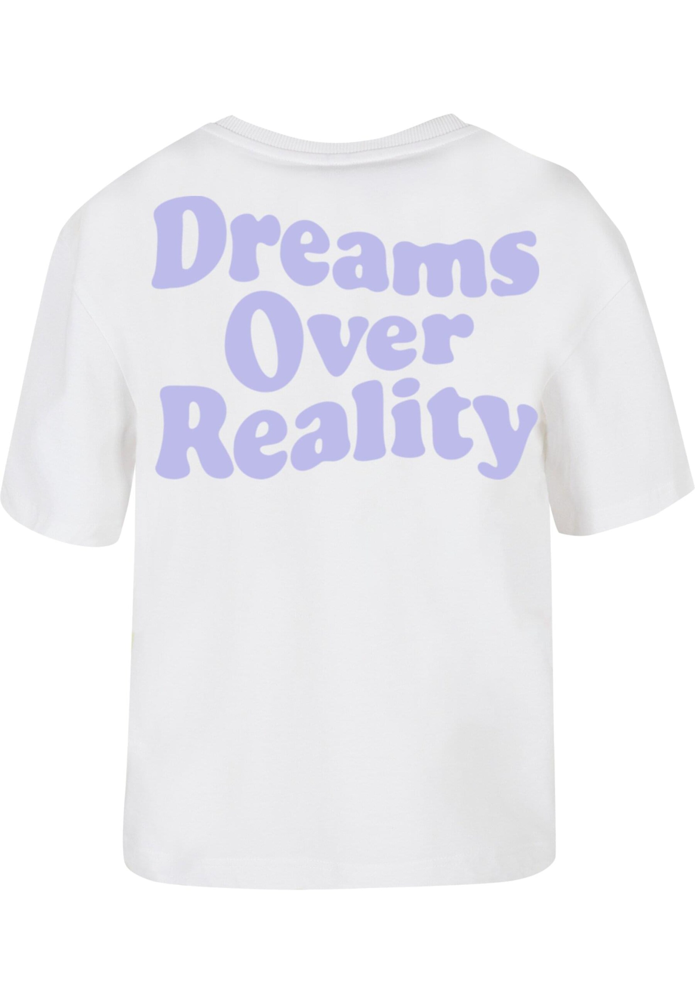 T-shirt 'Dreams Over Reality' Mister Tee en blanc