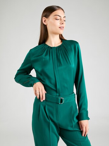 BOSS Blouse 'Banorah' in Groen: voorkant