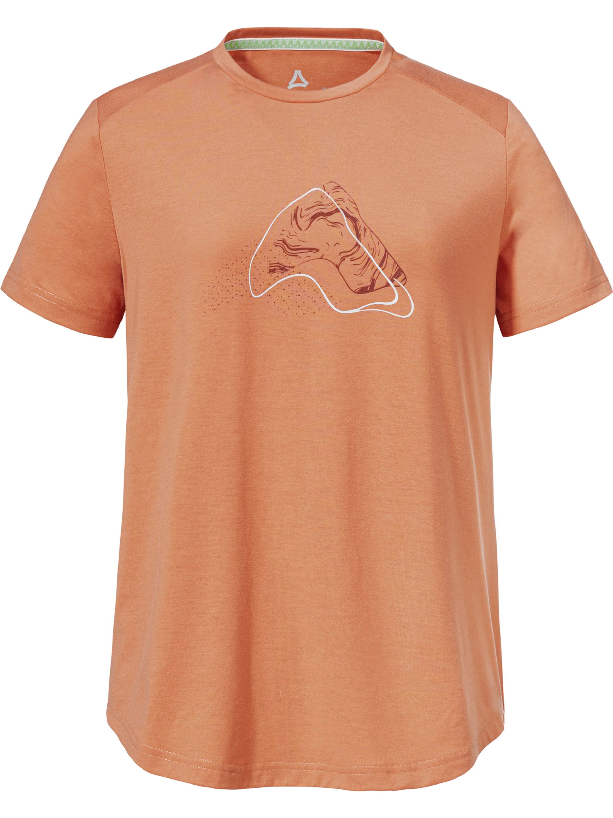 T-shirt fonctionnel 'Haberspitz' Schöffel en orange : devant