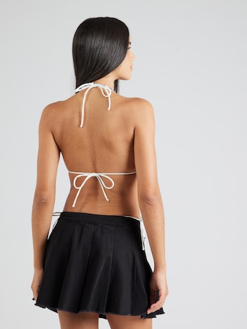 Lindex Triangel Bikinitop 'Elle' in Weiß