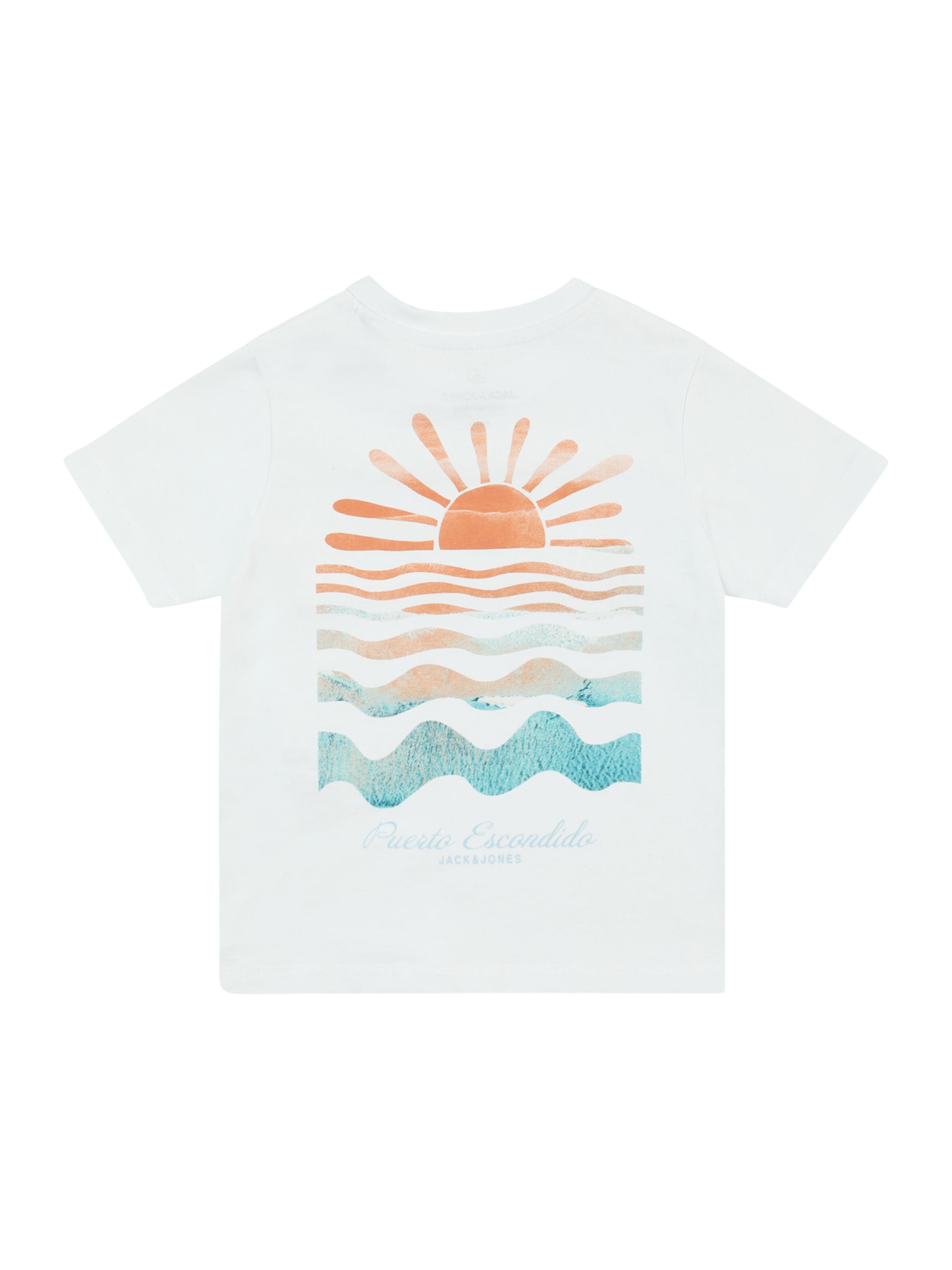 Jack & Jones Junior T-Shirt 'JORCANGGU' in Weiß