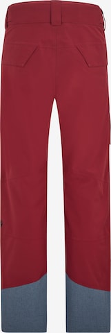 ZIENER Regular Workout Pants 'TIFFIN' in Red