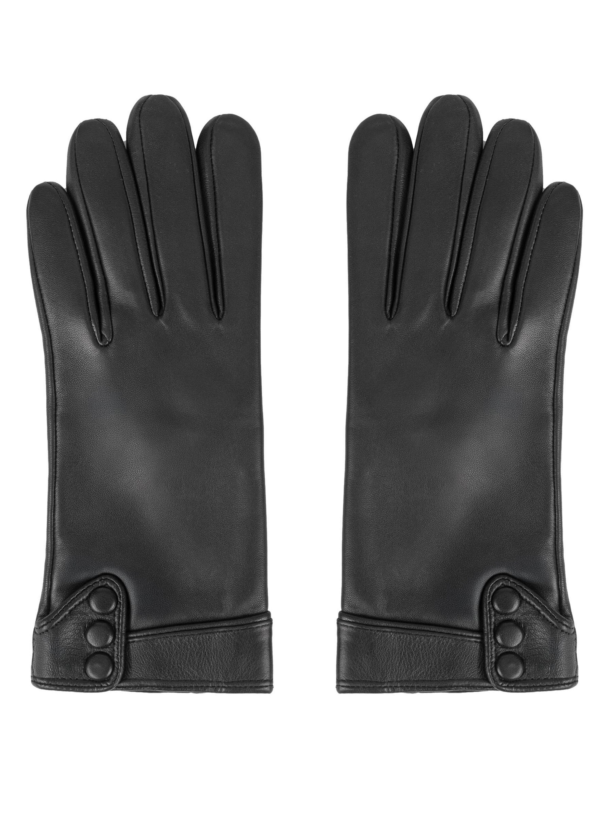 Vivisence Vingerhandschoenen '7211' in Zwart