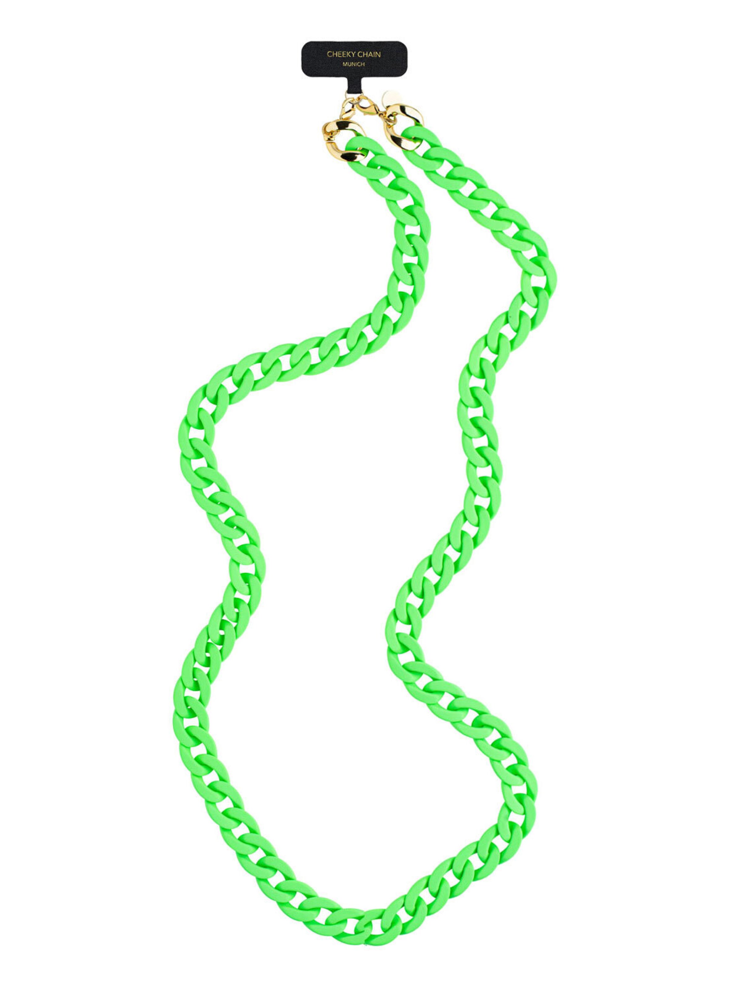 Cheeky Chain Munich Smartphone Case 'Silk' in Green: front