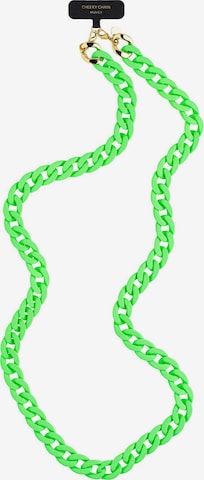 Cheeky Chain Munich Smartphone Case 'Silk' in Green: front