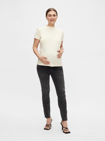 MAMALICIOUS Slimfit Jeans 'Sitka' in Zwart