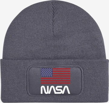 Youth Designz Mütze 'NASA USA' in Grau: Vorderseite