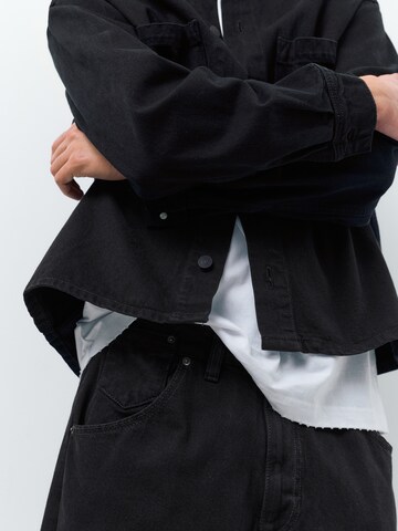 Pull&BearBaggy Traperice - crna boja