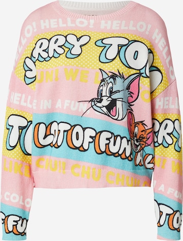 rožinė PRINCESS GOES HOLLYWOOD Megztinis 'Tom& Jerry': priekis