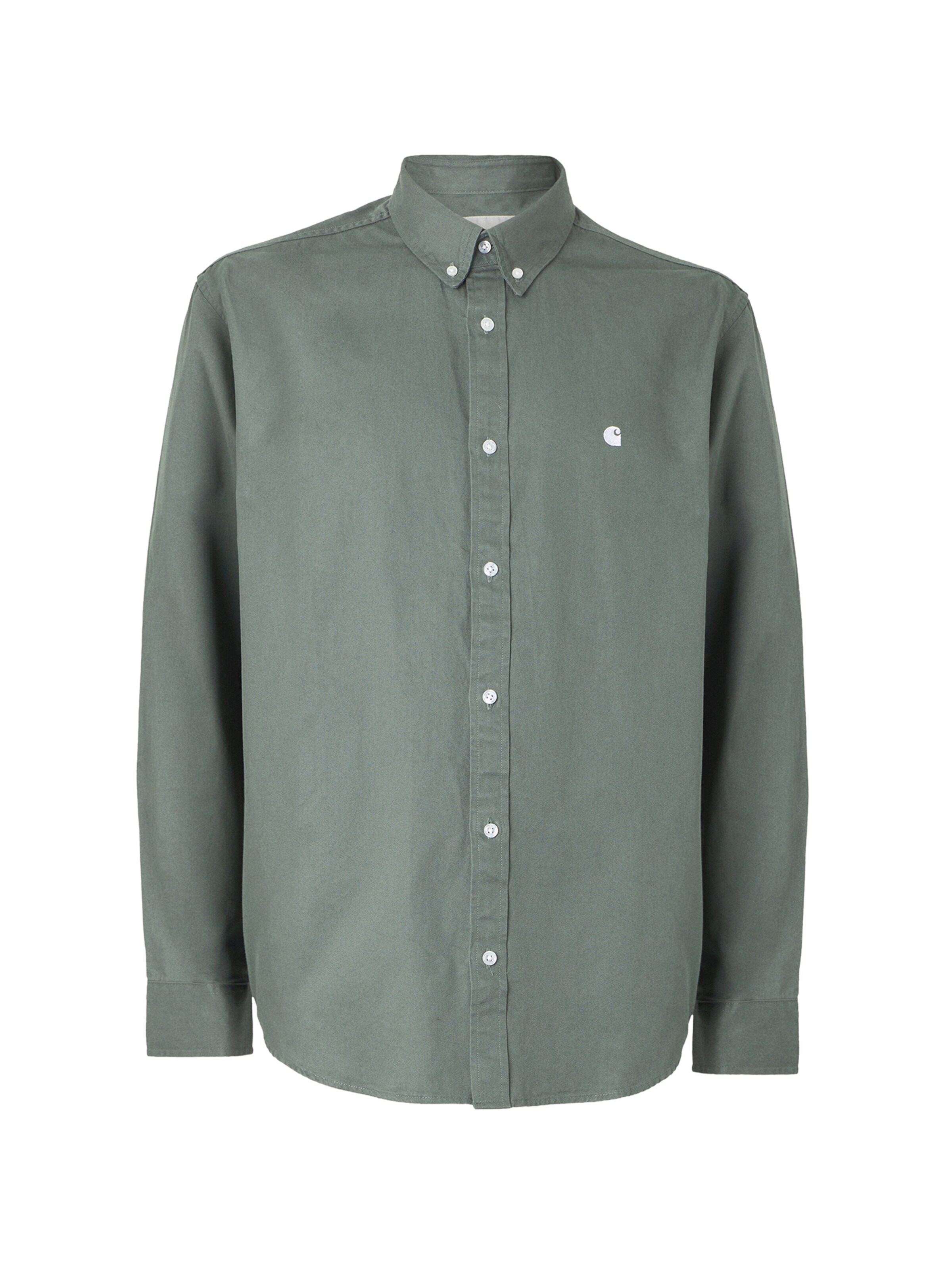 Carhartt WIP Overhemd 'Madison' in Groen: voorkant