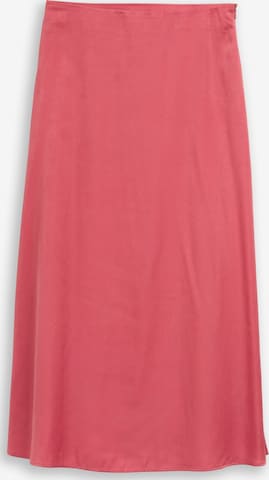 Jupe TOM TAILOR en rouge : devant