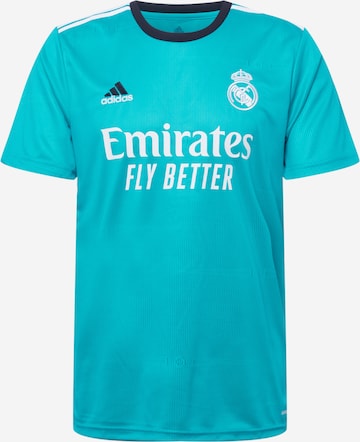 zils ADIDAS SPORTSWEAR Sportiska stila krekls 'Real Madrid 3rd 2021/2022': no priekšpuses