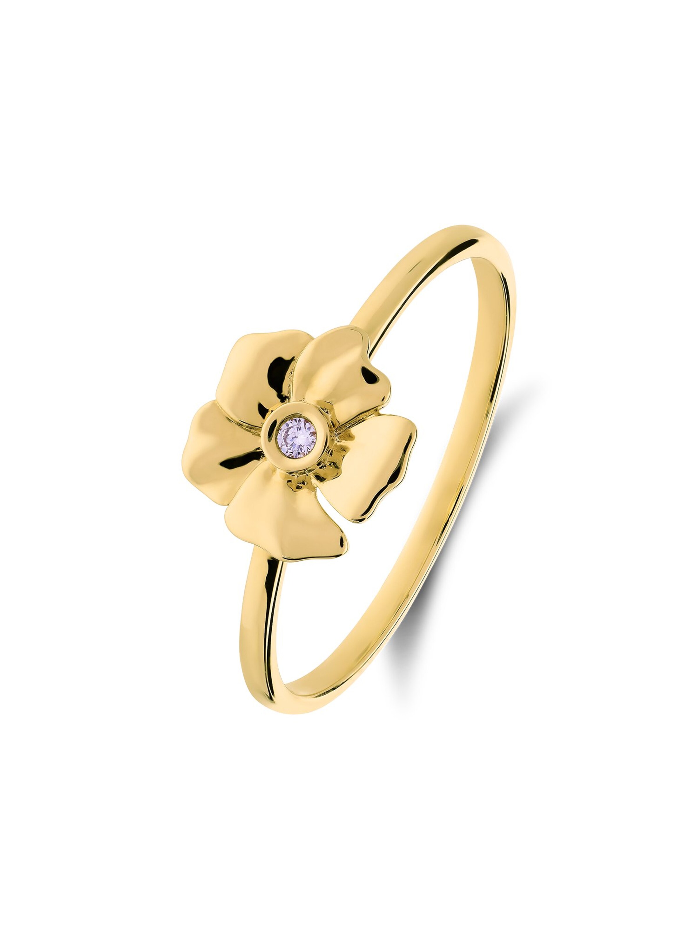 Lucardi Ring in Gold: Vorderseite
