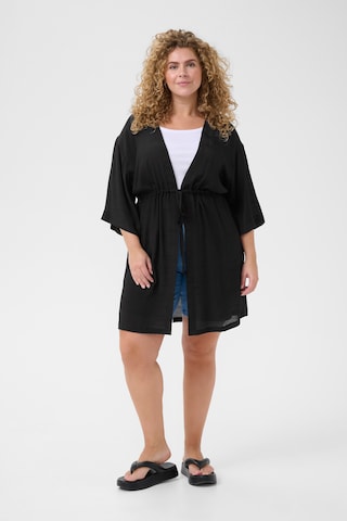 Kimono KAFFE CURVE en noir