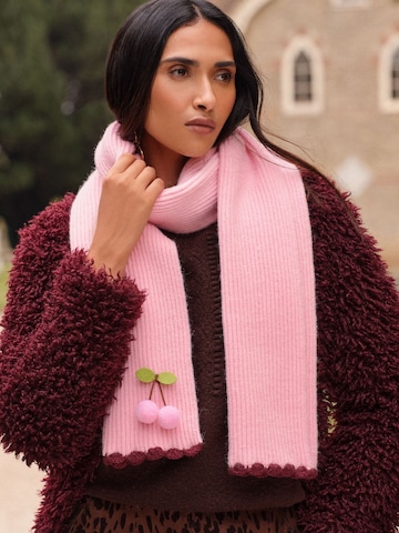 love & roses Шарф в Ярко-розовый