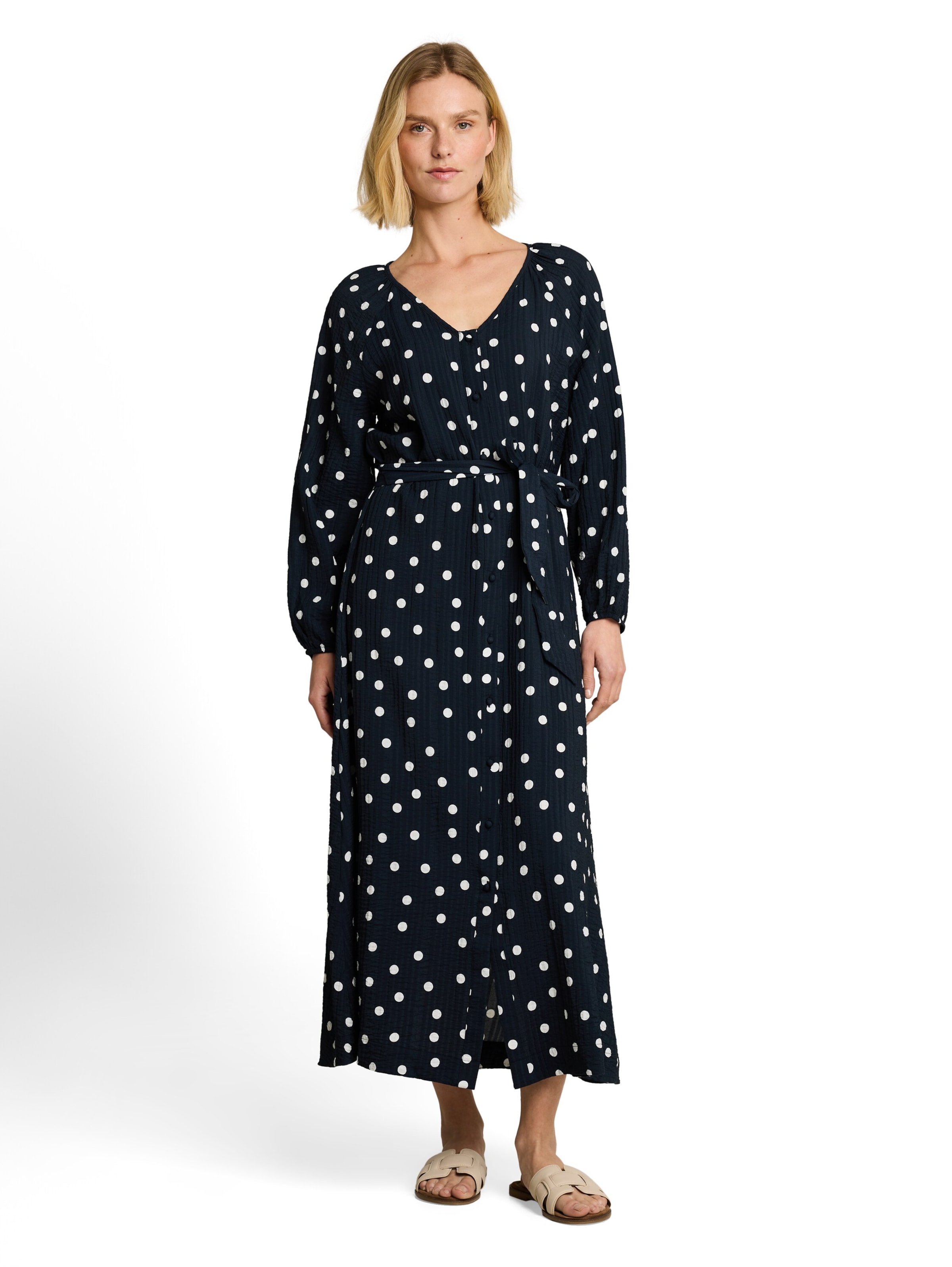 Abito camicia di TOM TAILOR in blu: frontale