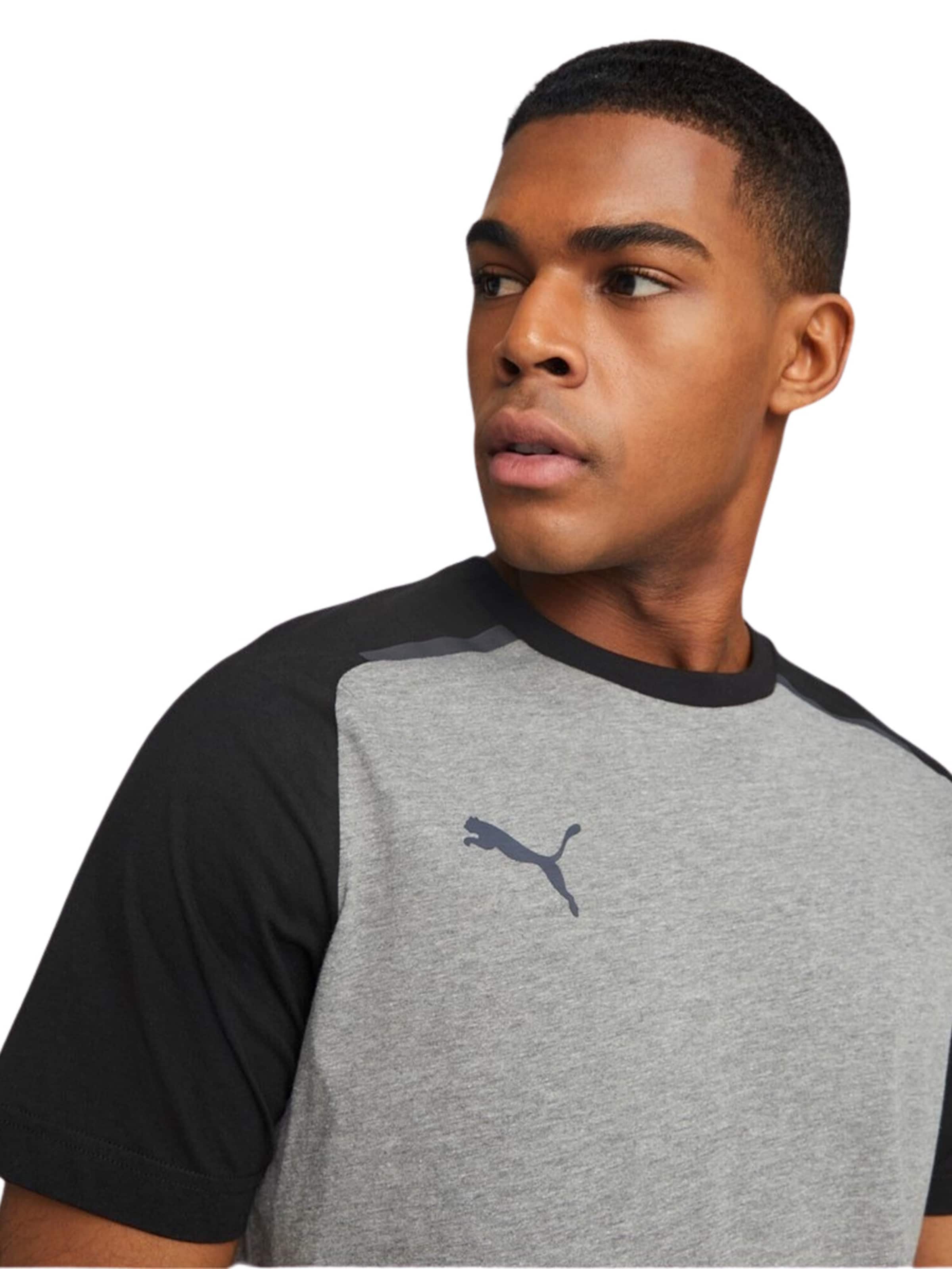 Maglia funzionale 'TeamCup' di PUMA in grigio