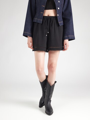 ABOUT YOU Regular Trousers 'Hanni' in Black: front