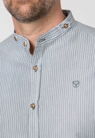 STOCKERPOINT Regular fit Traditional button up shirt 'Frederik' in Green