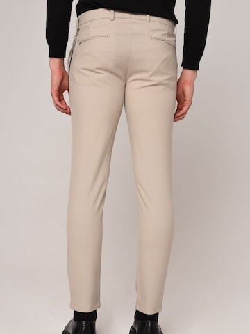 Antioch Slim fit Trousers 'Walter' in Beige