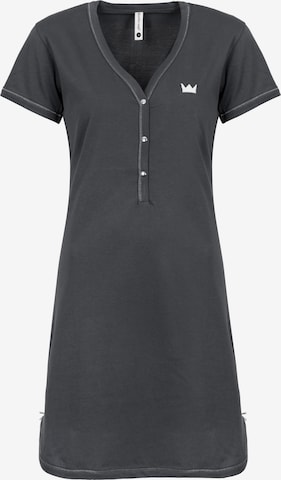 Doctor nap Nachthemd 'Doctor Nap' in Grau: Vorderseite