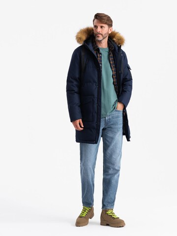 Ombre Winter jacket in Blue