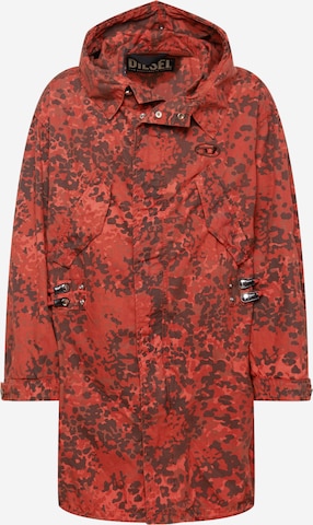 DIESEL Ανοιξιάτικο και φθινοπωρινό παλτό 'J-WEBB-PAT' σε κόκκινο: μπροστά