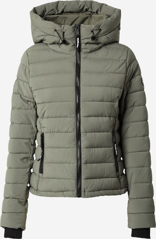 Lake View Between-season jacket 'Brenna' in Green: front