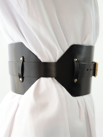 Haute Cuir Riem in Zwart