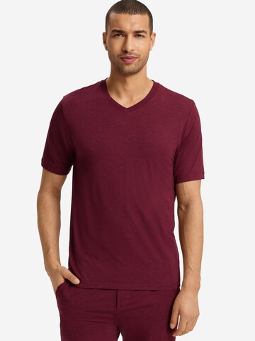 Hanro - Camisa ' Casuals ' em vermelho: frente
