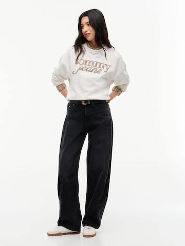 balta Tommy Jeans Megztinis be užsegimo