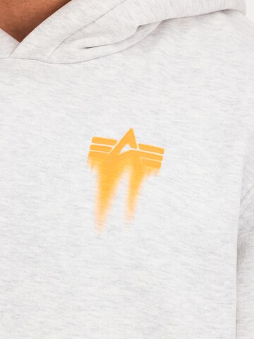 Sweat-shirt ALPHA INDUSTRIES en gris