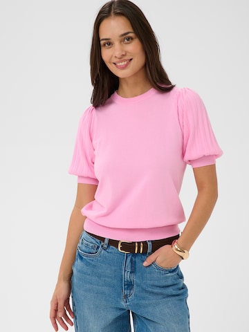 Kaffe - Pullover 'Lone' em rosa: frente