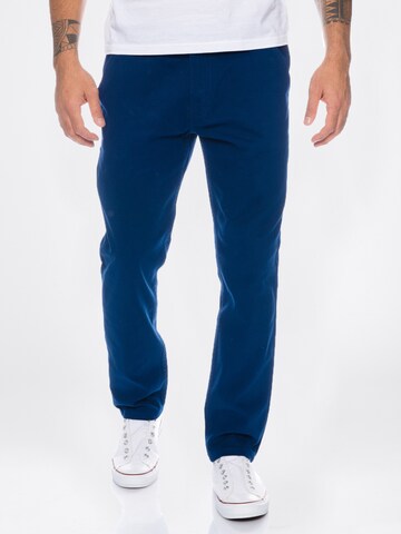 Rock Creek Slim fit Chino Pants in Blue: front