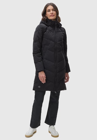 Ragwear Winter Coat 'Rebelka' in Black: front