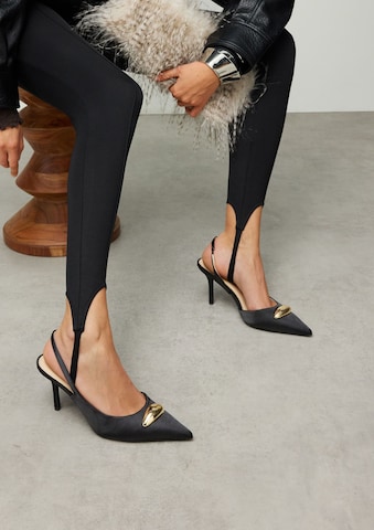 SACHA Slingpumps in Schwarz