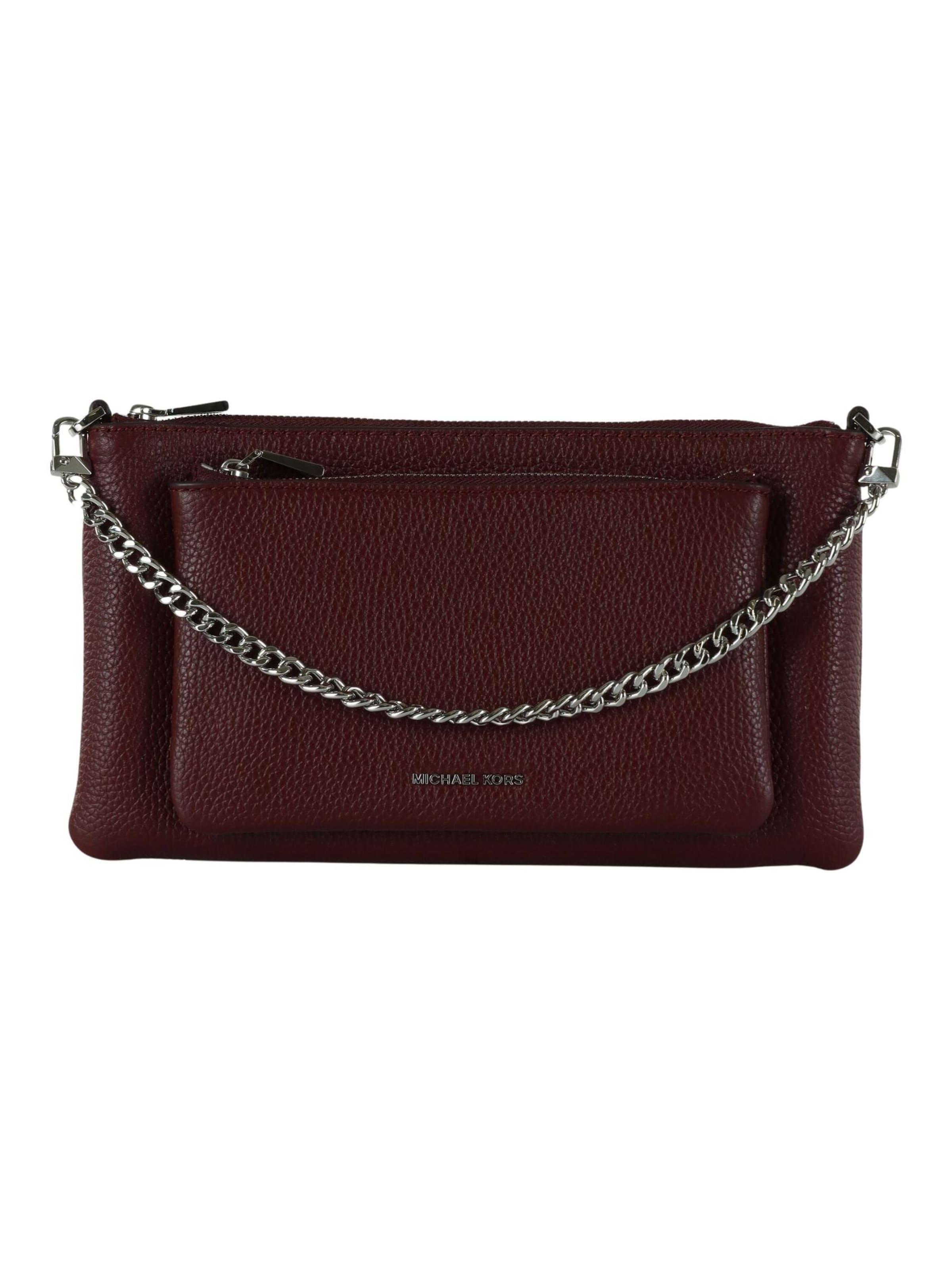 Sac bandoulière Michael Kors en rouge : devant