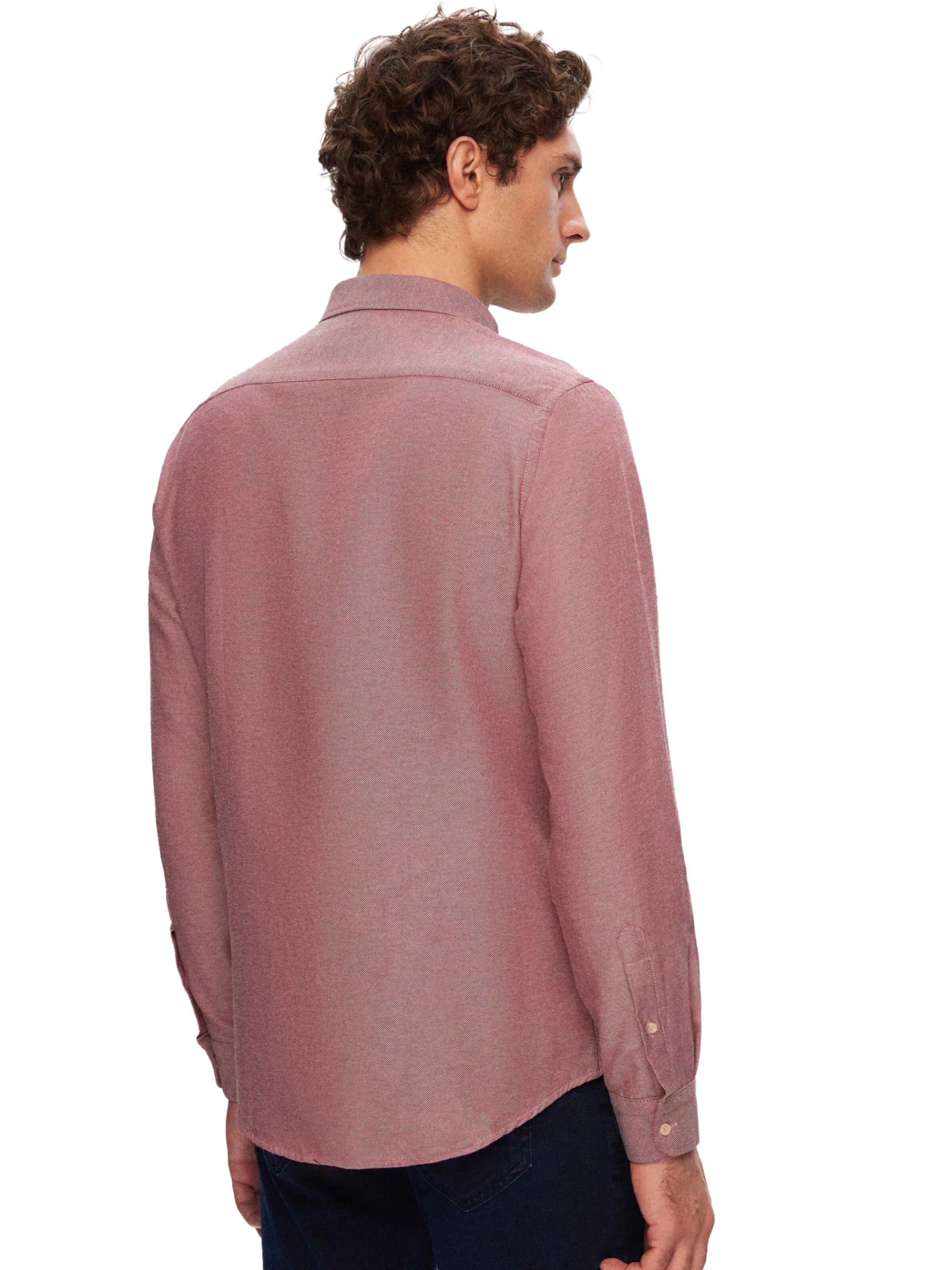 D’S Damat Regular fit Overhemd in Rood