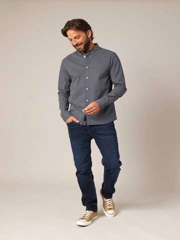 Coupe regular Chemise 'BOGART' Deeluxe en bleu