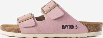 Bayton Pantoletter 'Atlas' i lilla: forside