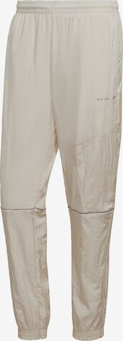 Tapered Pantaloni 'Reveal Material Mix' di ADIDAS ORIGINALS in bianco: frontale