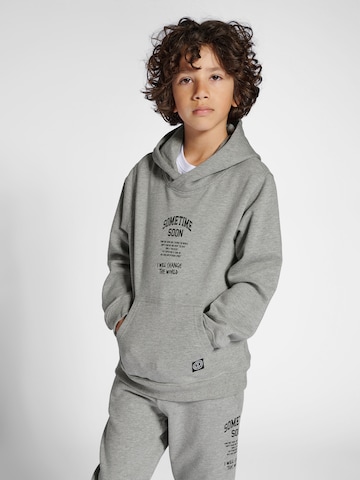 SOMETIME SOON Sweatshirt 'Dimas' in Grey: front
