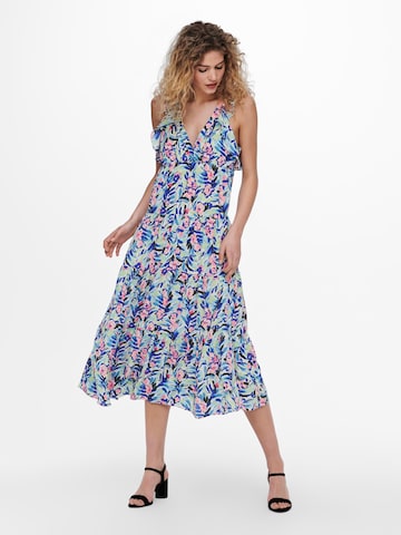 ONLY - Vestido de verano 'Alberta' en azul