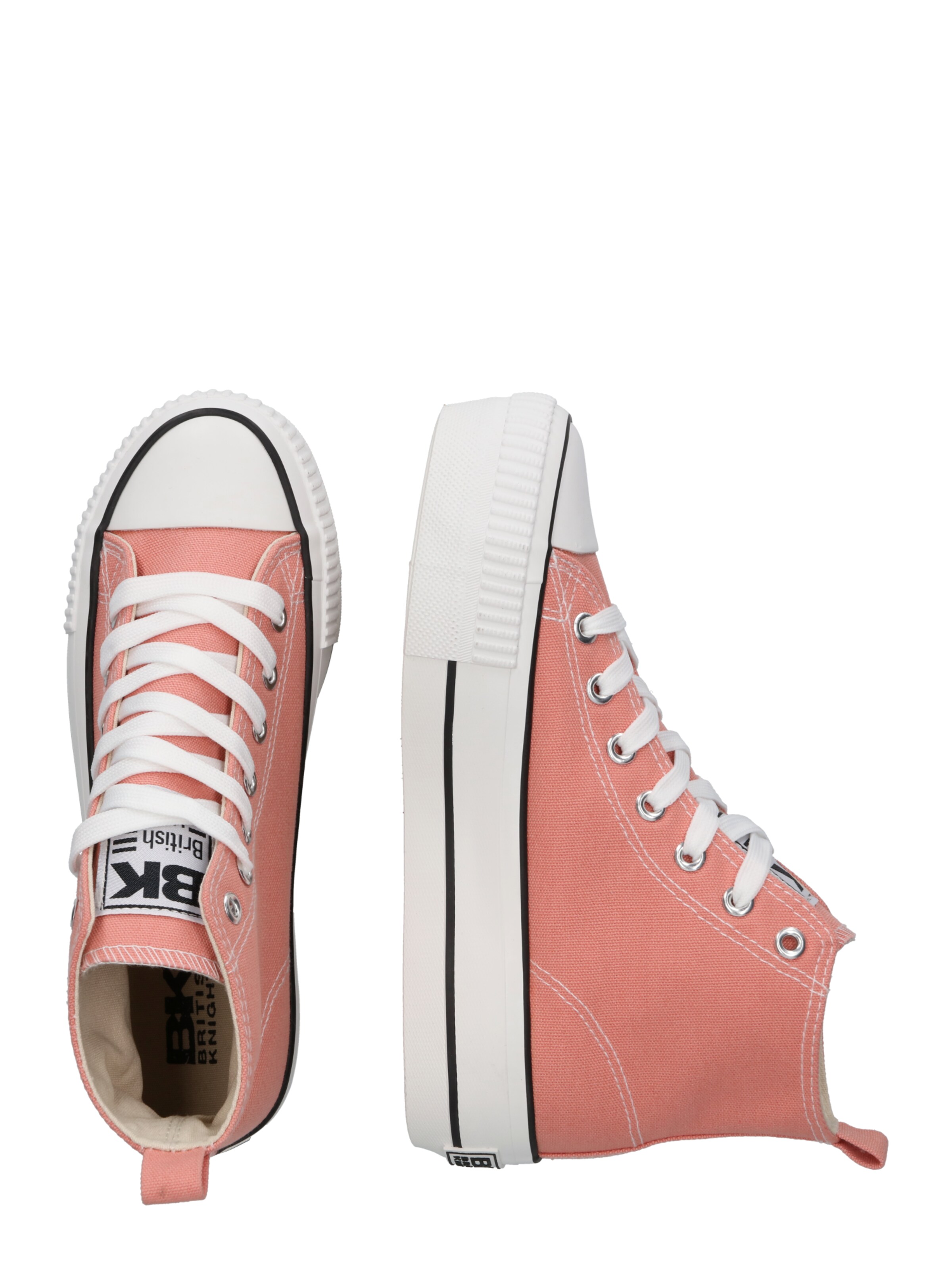 BRITISH KNIGHTS - Sapatilhas altas 'Kaya' em rosa