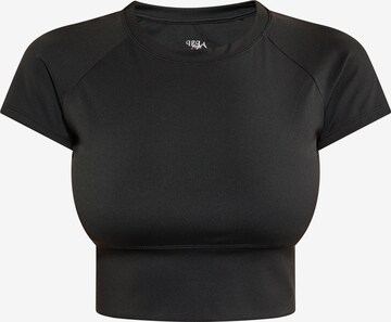 T-shirt IZIA en noir : devant