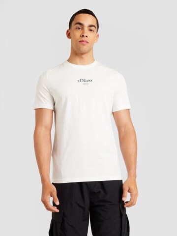 s.Oliver Shirt in Weiß: Vorderseite