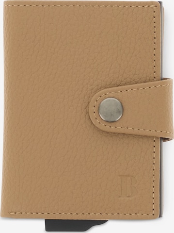 Boggi Milano Wallet in Beige: front