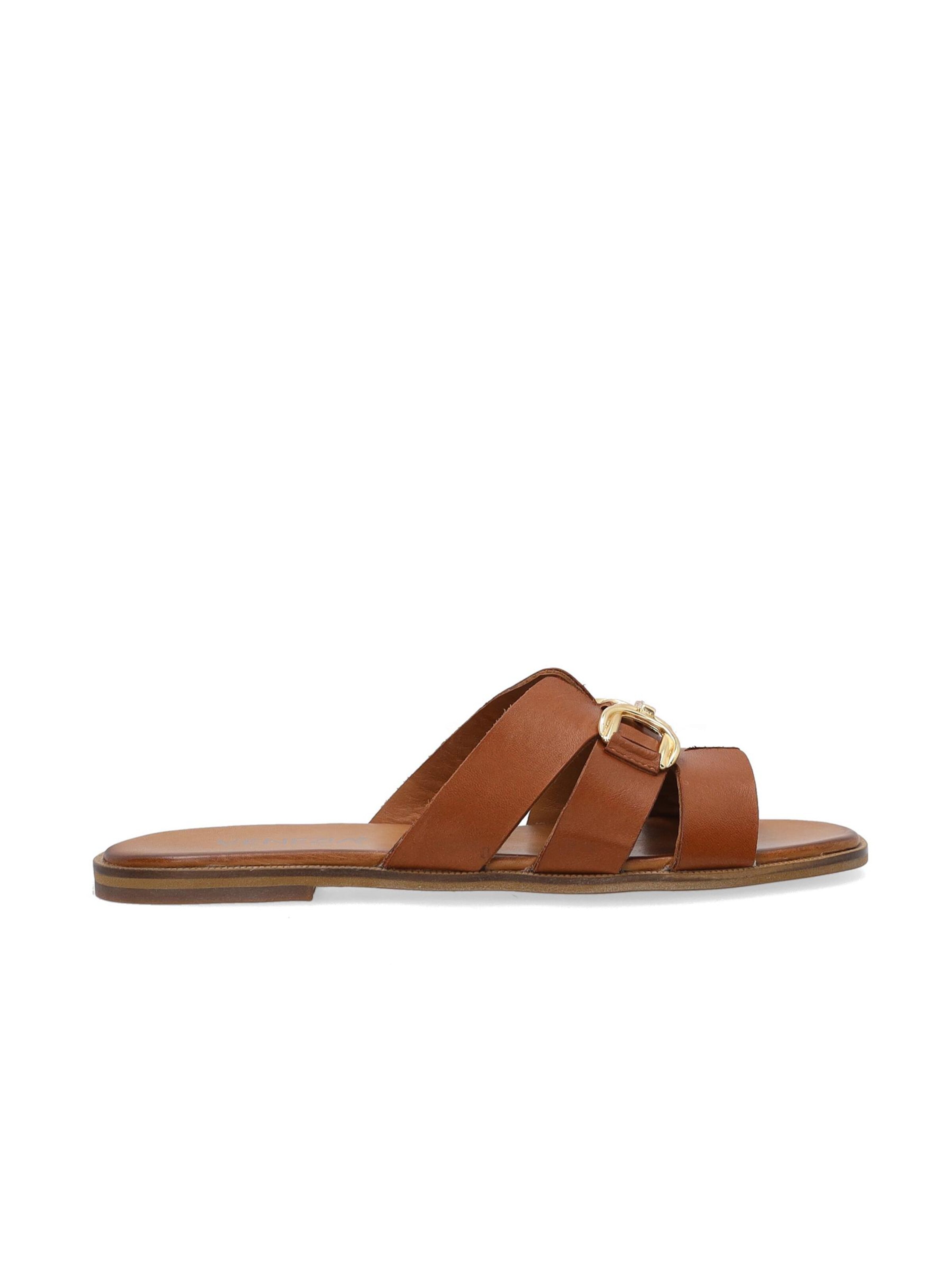 VENEZIA Pantolette‌‌‌‌‌‌‌ in Braun: Vorderseite
